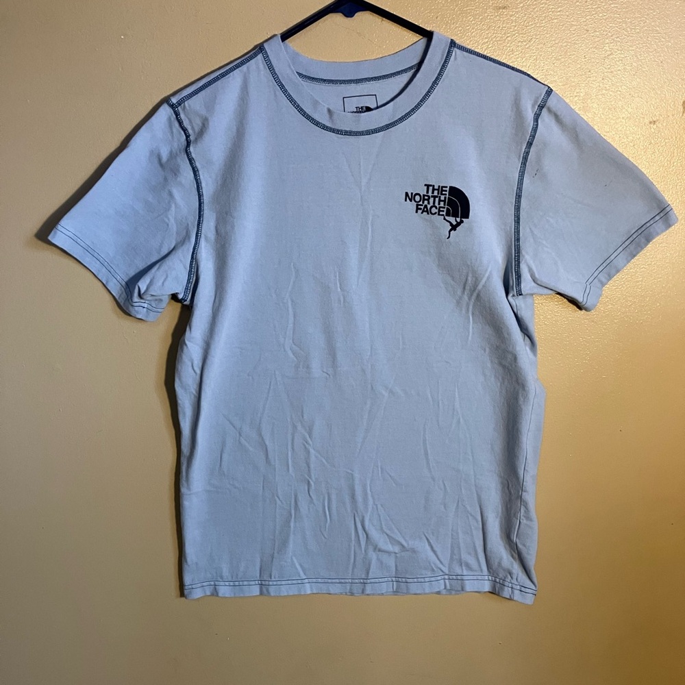 The north face mountain climber T-Shirt - size Medium - color light blue